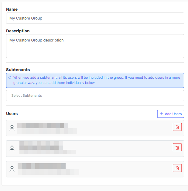 Groups List