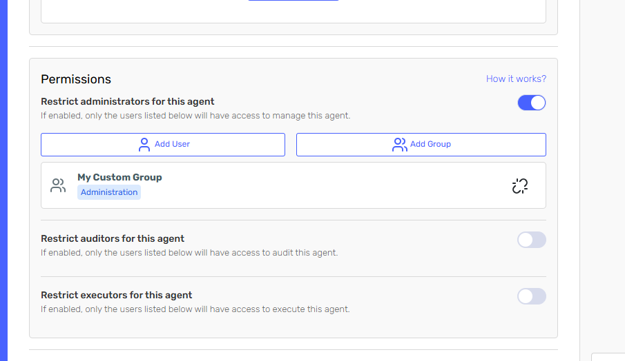 Group permissions